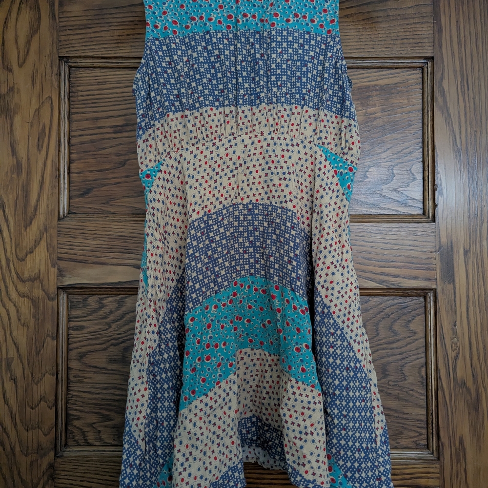 Free People Multicolor Patchwork Dress